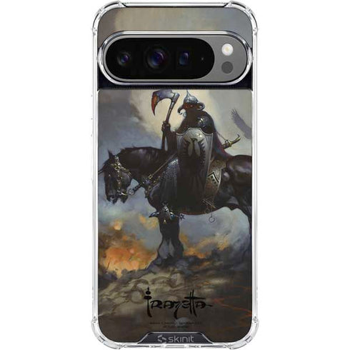 Death Dealer on Horseback by Frazetta Google Pixel 10 Pro Clear Case